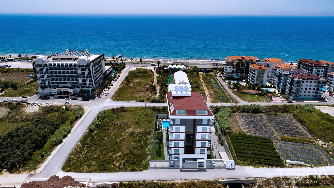 Sea View Modern Apartments in Alanya Kestel Only 150 m to the Beach - 35938