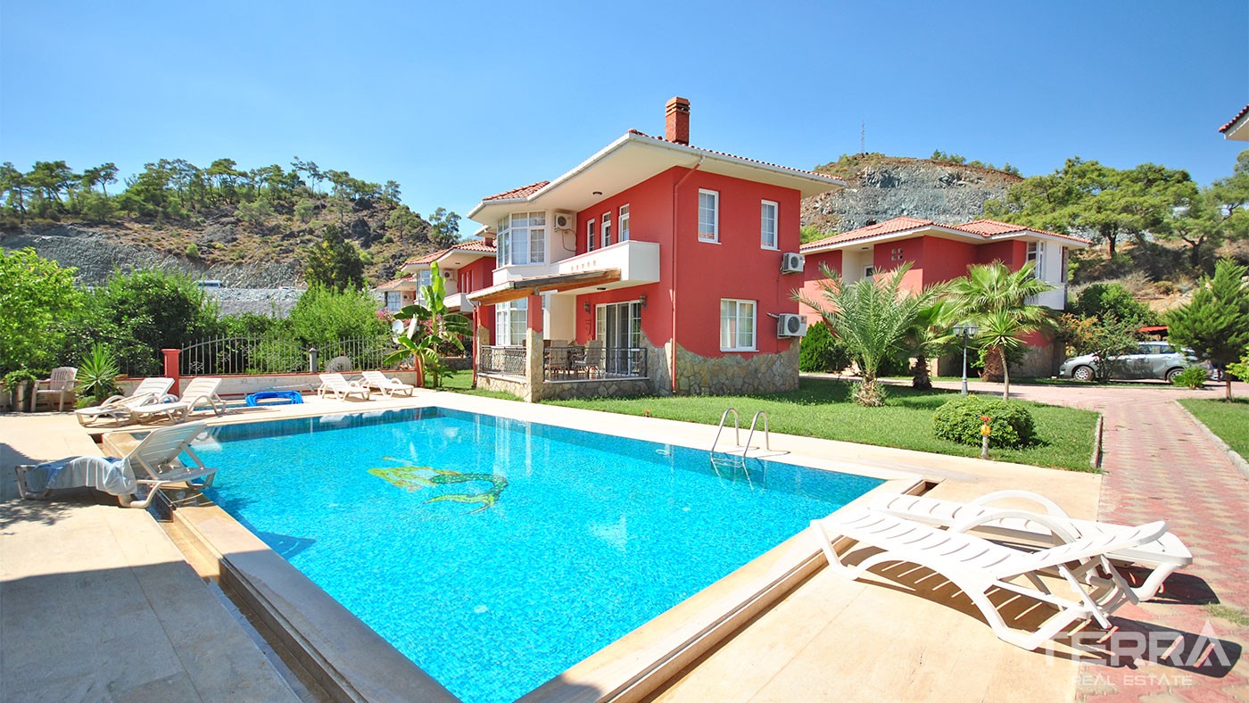 Detached Family Villa for Sale in Kemer Çamyuva Fully Furnished - 26047