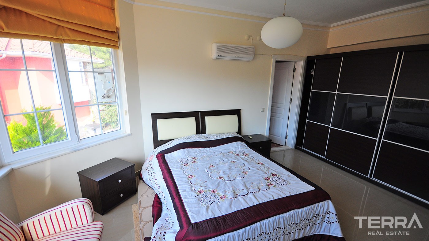Detached Family Villa for Sale in Kemer Çamyuva Fully Furnished - 26062