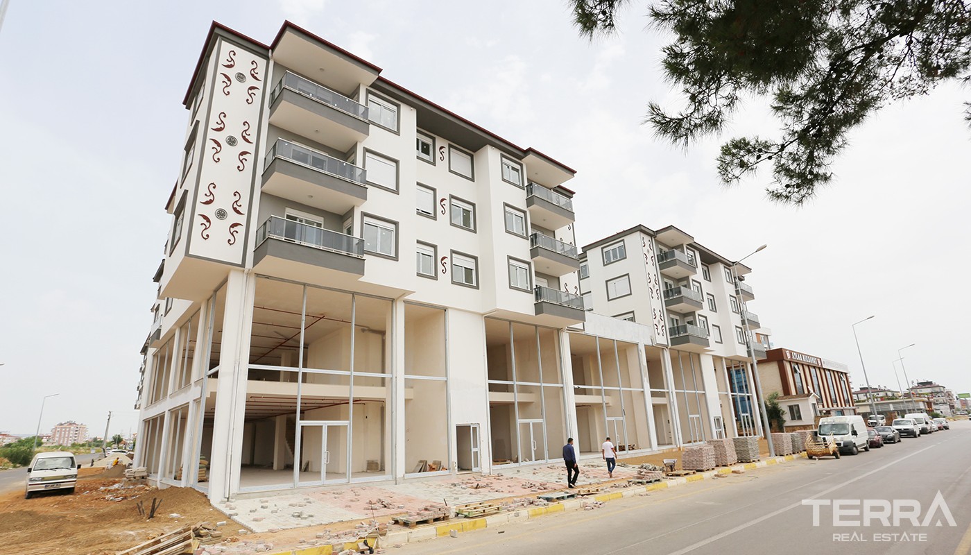 Nybyggda lägenheter till salu i Antalya Kepez nära Düden vattenfallet