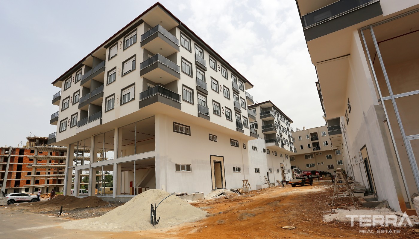 New Apartments for Sale in Kepez Antalya Near Düden Waterfall - 26164