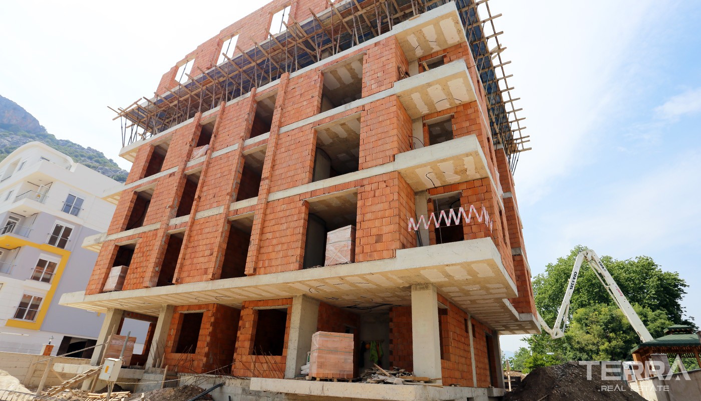 Uniquely-designed Konyaaltı Apartments for Sale 2.5 Km from the Beach - 26212