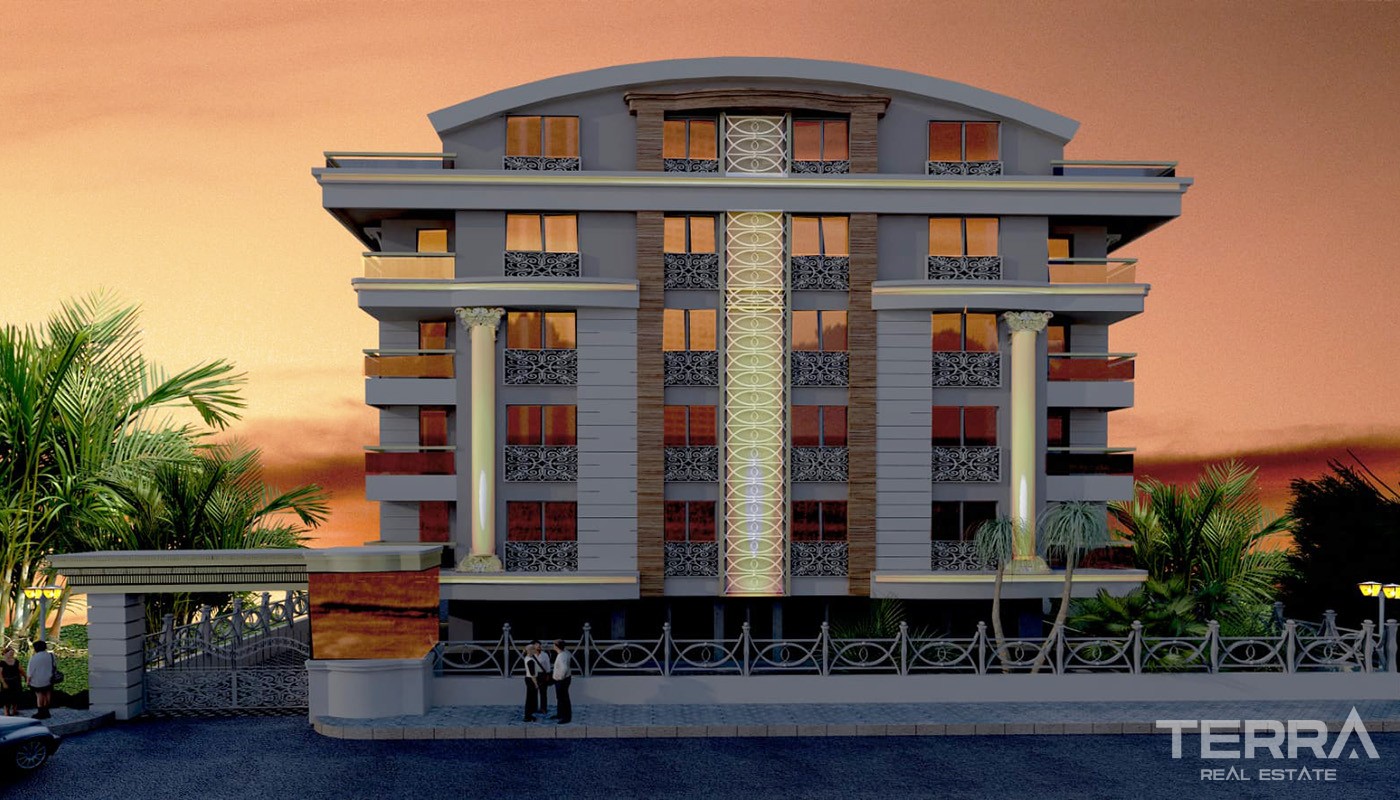 Uniquely-designed Konyaaltı Apartments for Sale 2.5 Km from the Beach - 26218