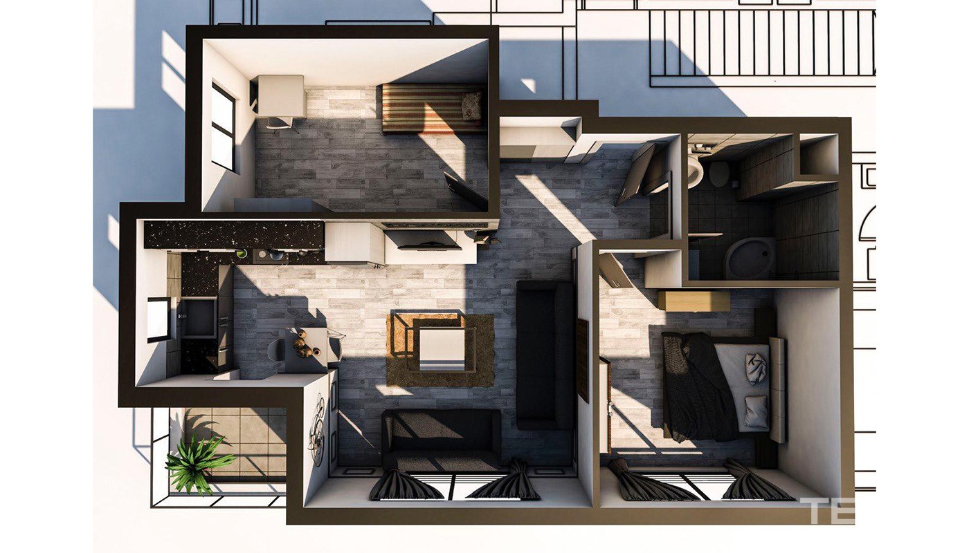 Uniquely-designed Konyaaltı Apartments for Sale 2.5 Km from the Beach - 26220