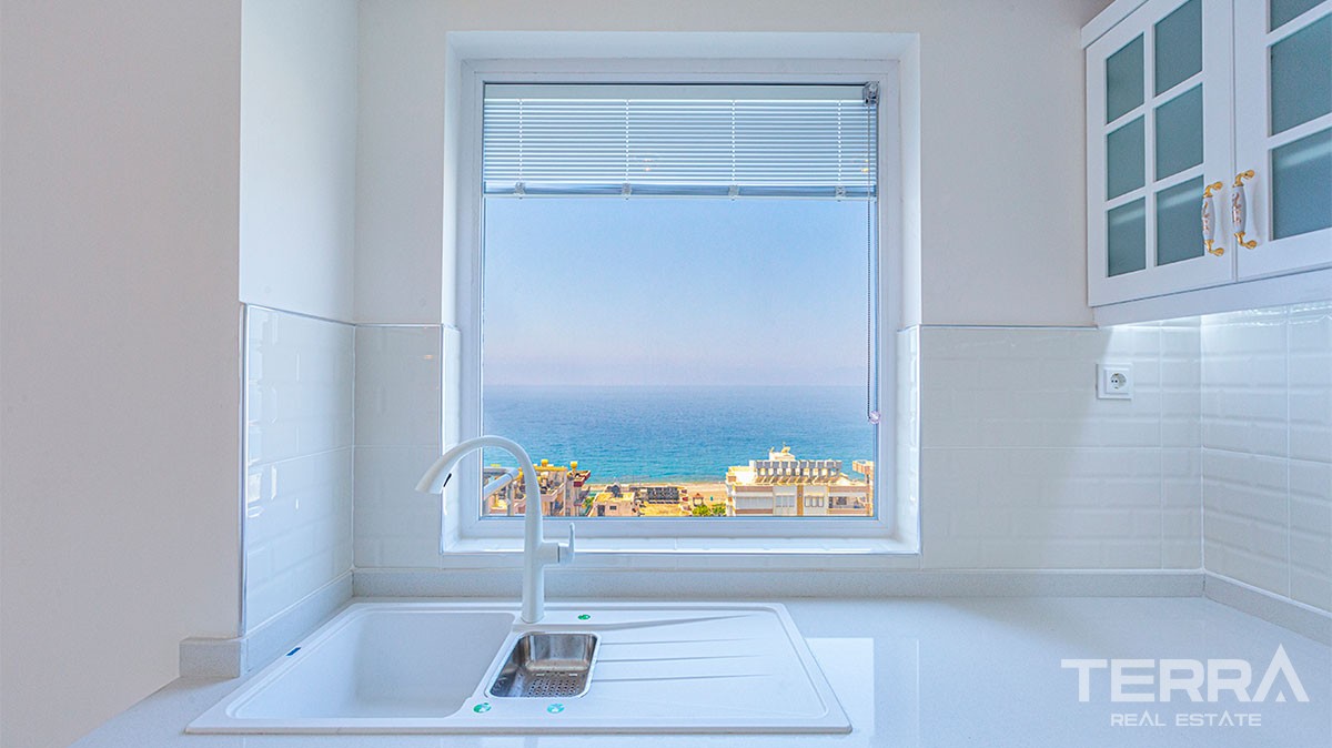Spectacular Sea View Penthouse Apartment in Alanya Mahmutlar - 26359
