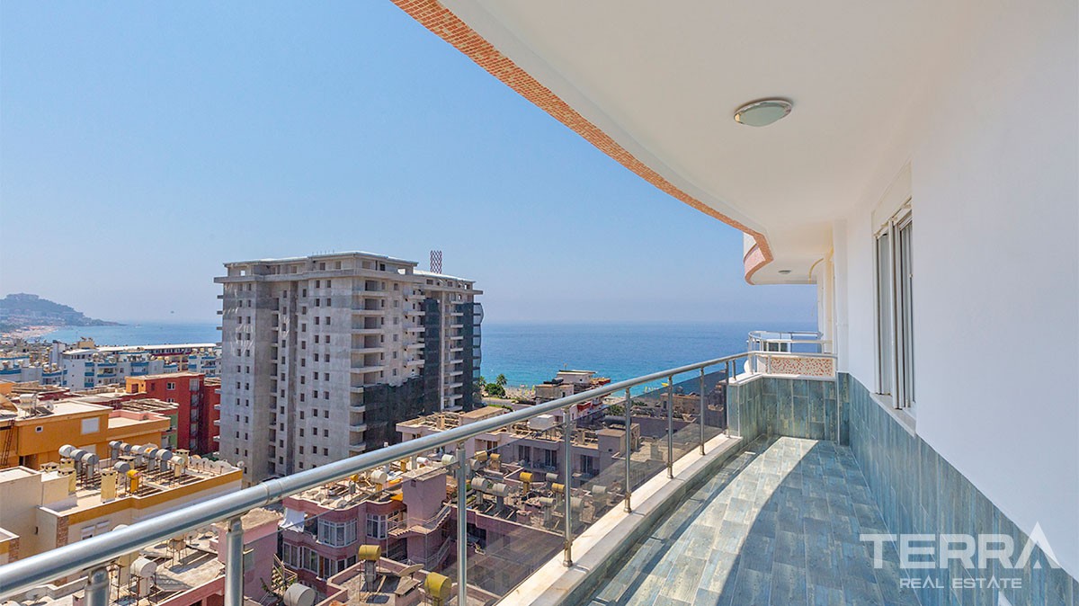 Spectacular Sea View Penthouse Apartment in Alanya Mahmutlar - 26386
