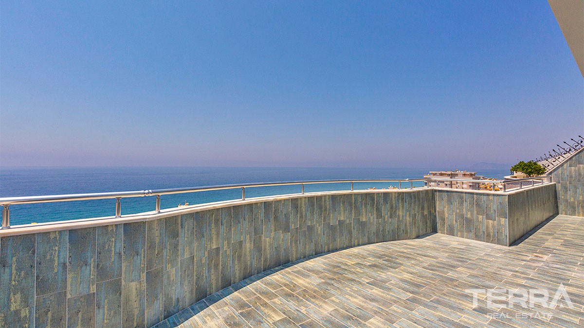 Spectacular Sea View Penthouse Apartment in Alanya Mahmutlar - 26391