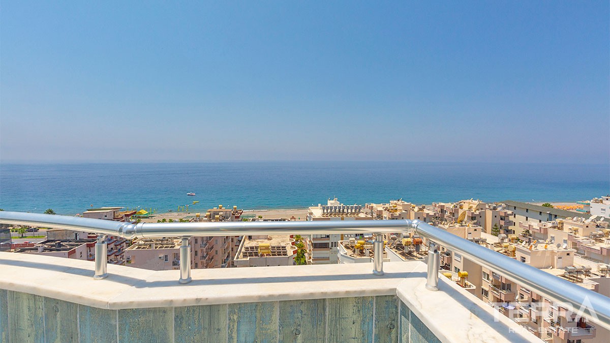 Spectacular Sea View Penthouse Apartment in Alanya Mahmutlar - 26392