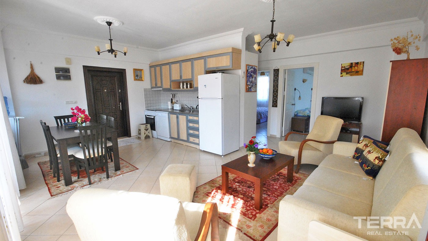 Mountain & Countryside View Apartment for Sale in Çamyuva Kemer - 26353