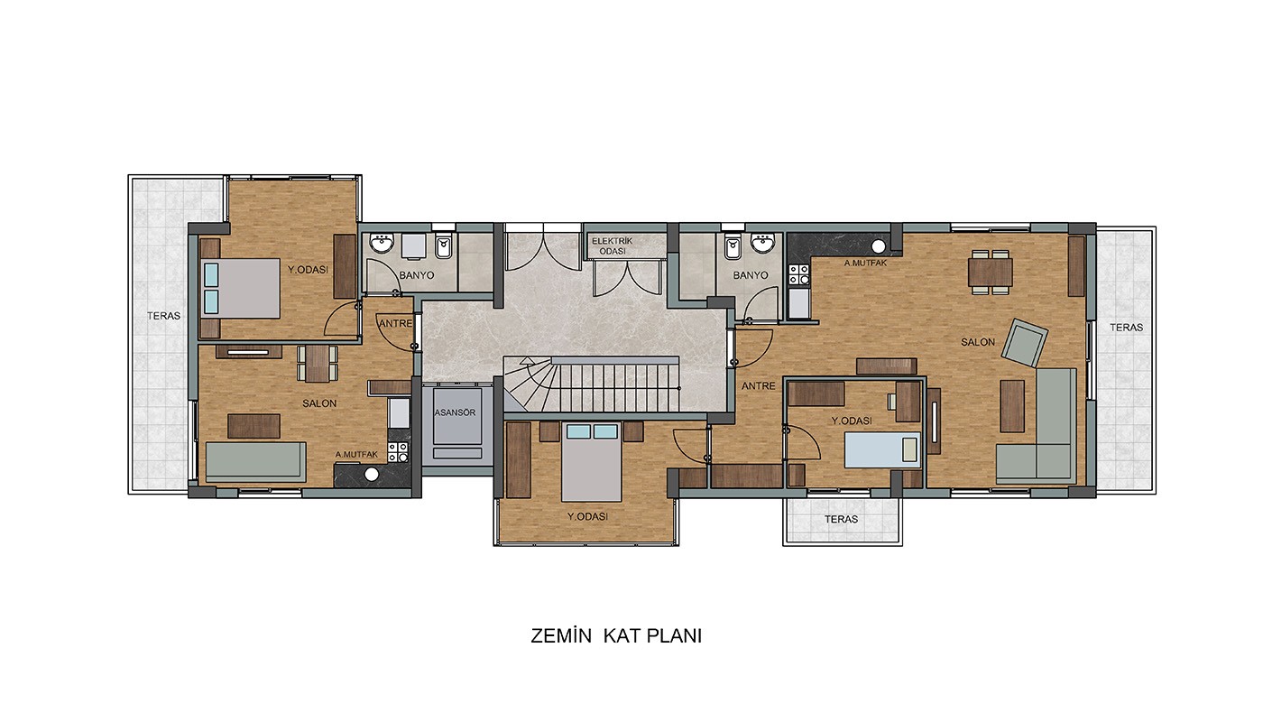 Spacious Konyaaltı Apartments for Sale Close to All Amenities - 26531