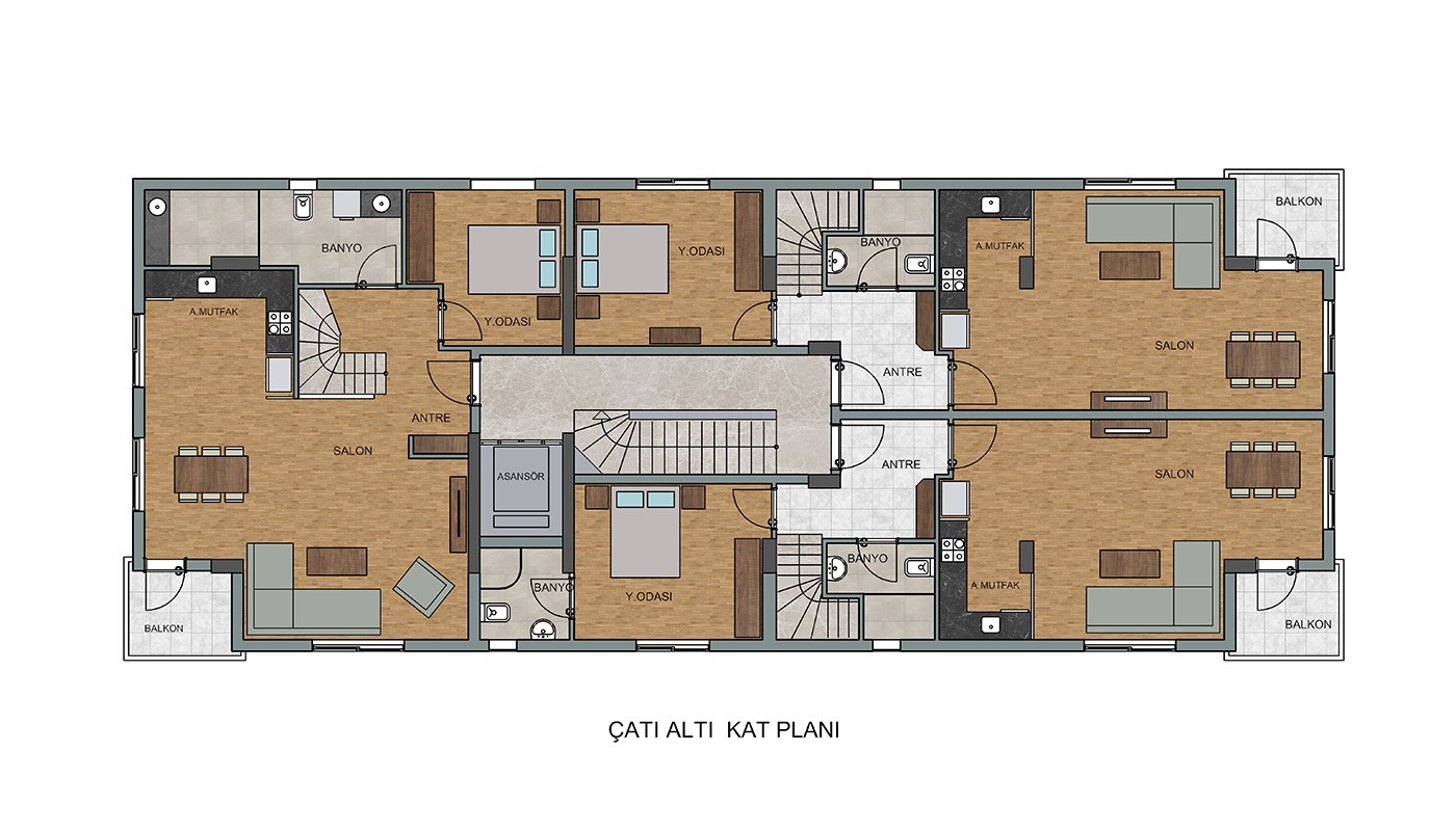 Spacious Konyaaltı Apartments for Sale Close to All Amenities - 26532