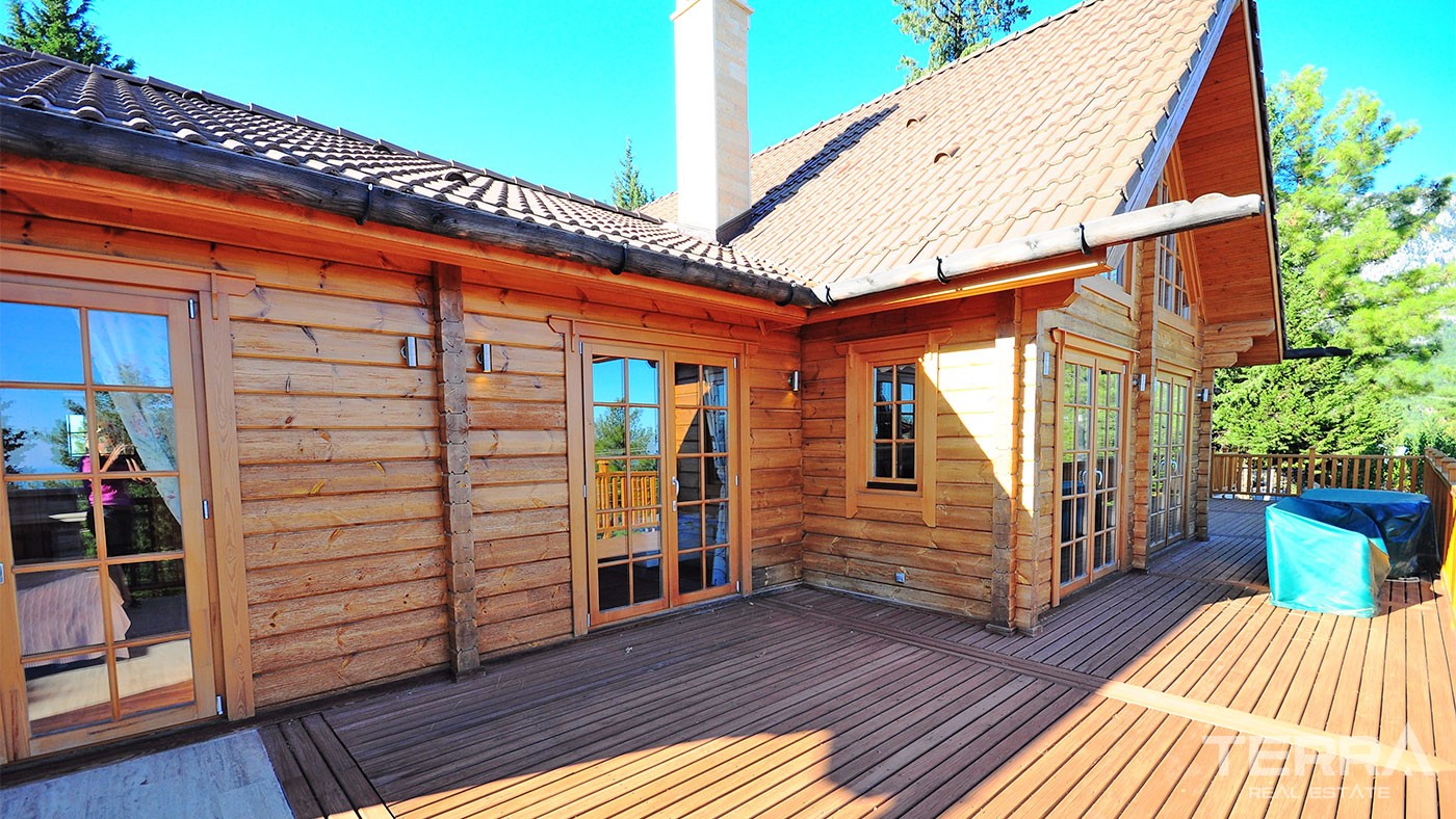 Authentic Wooden House for Sale in Beycik Kemer with Private Garden - 26568