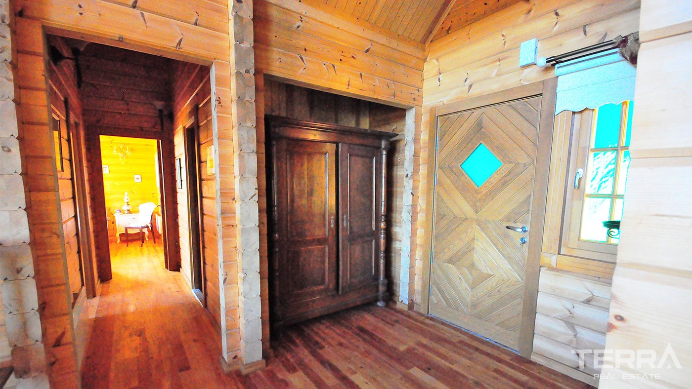 Authentic Wooden House for Sale in Beycik Kemer with Private Garden - 26571