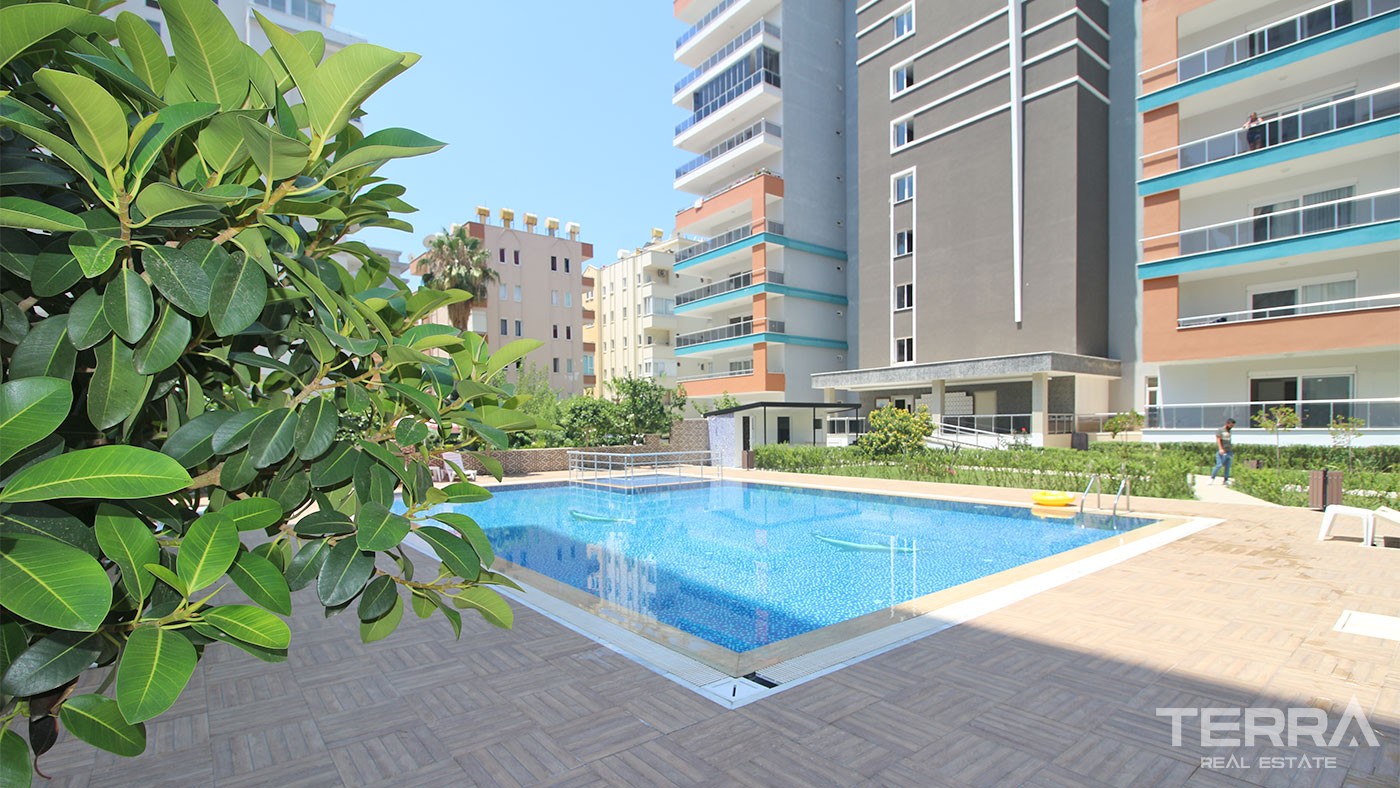 City and Mountain View Flats for Sale in Mahmutlar Alanya - 26714