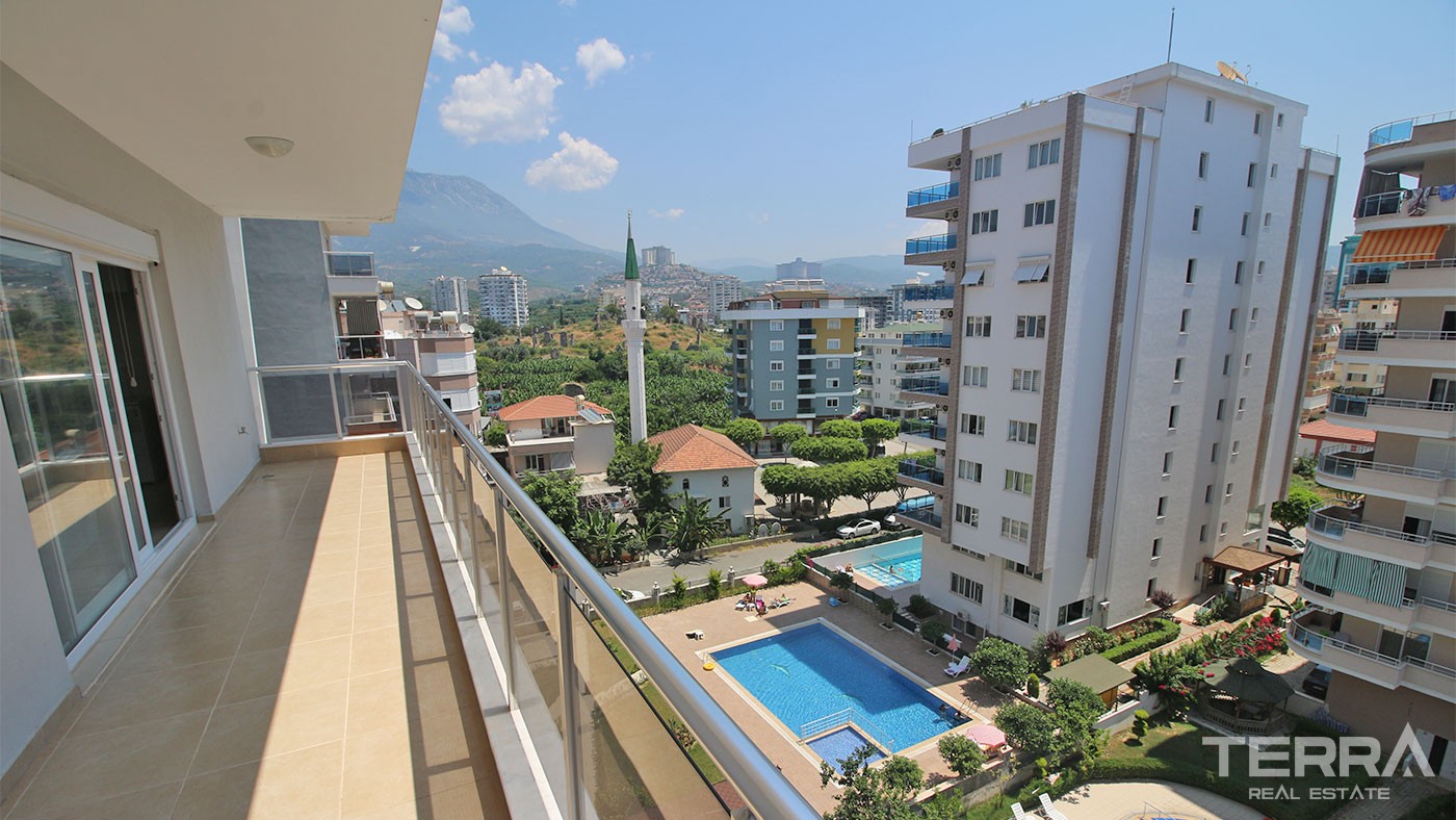 City and Mountain View Flats for Sale in Mahmutlar Alanya - 26743
