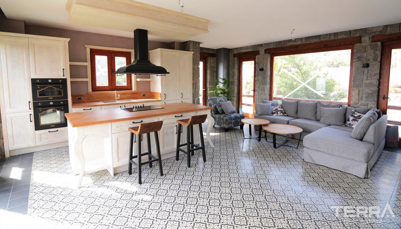 Unique Stone Villa in Bodrum with Private Pool and Garden - 26772