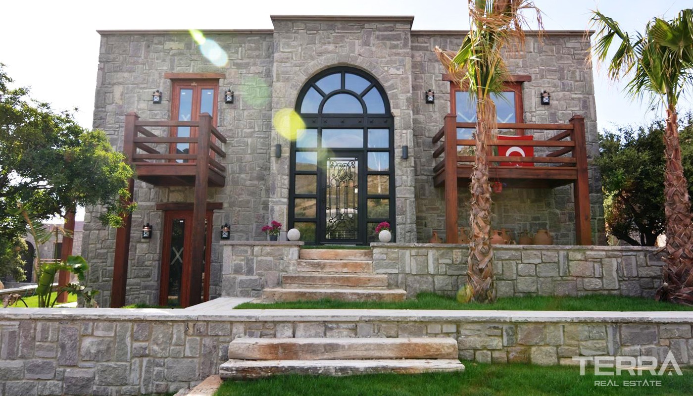 Unique Stone Villa in Bodrum with Private Pool and Garden - 26779