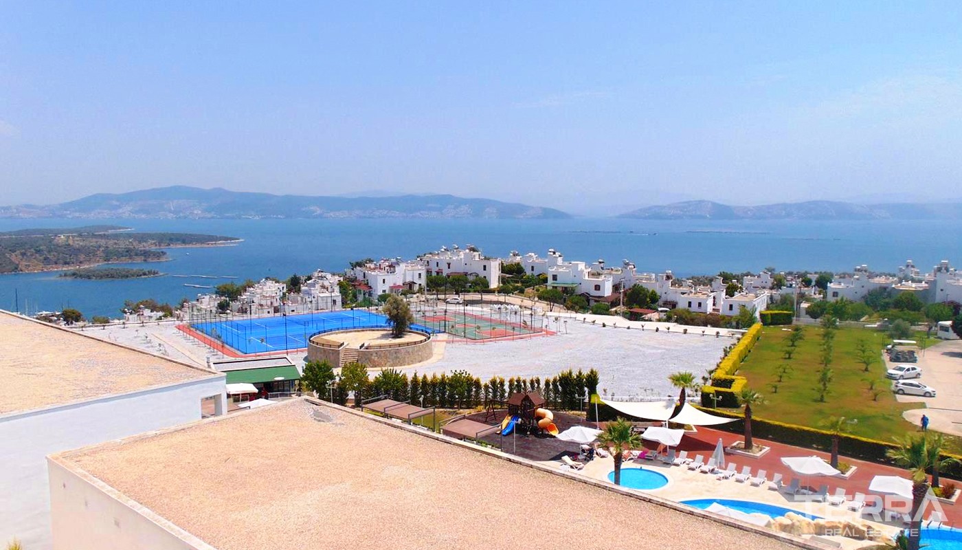 Panoramic Sea-view Apartments for Sale in Bodrum Kıyıkışlacık - 26806
