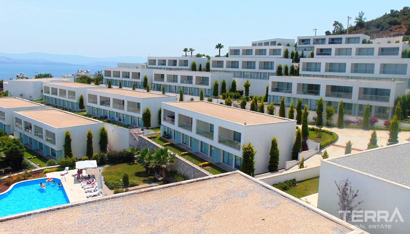 Panoramic Sea-view Apartments for Sale in Bodrum Kıyıkışlacık - 26808