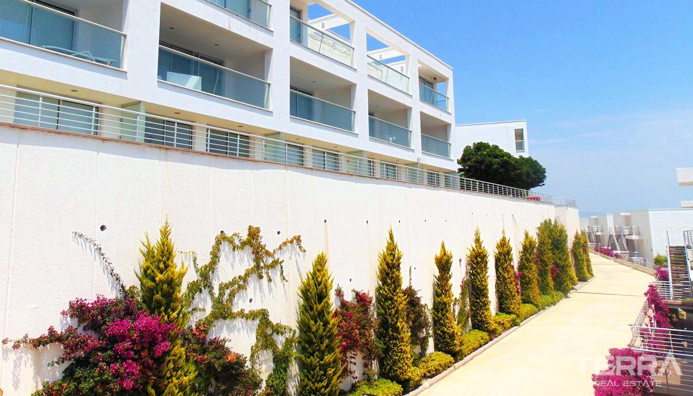 Panoramic Sea-view Apartments for Sale in Bodrum Kıyıkışlacık - 26810