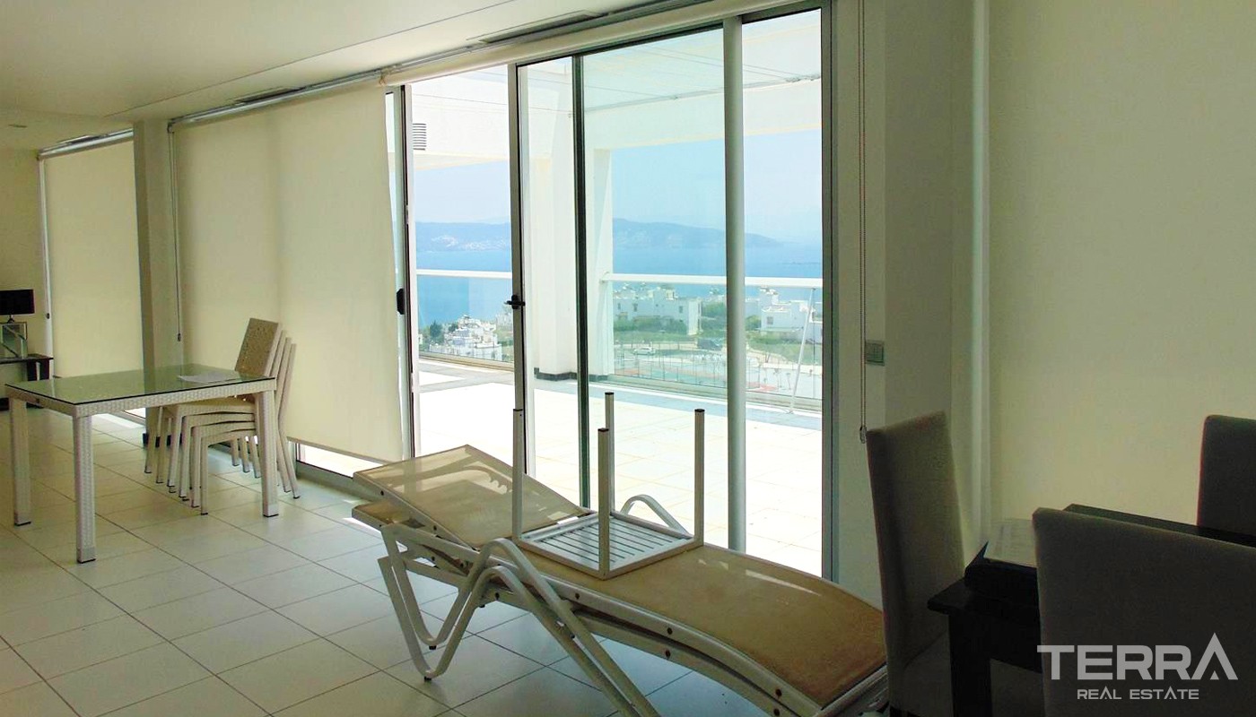 Panoramic Sea-view Apartments for Sale in Bodrum Kıyıkışlacık - 26819