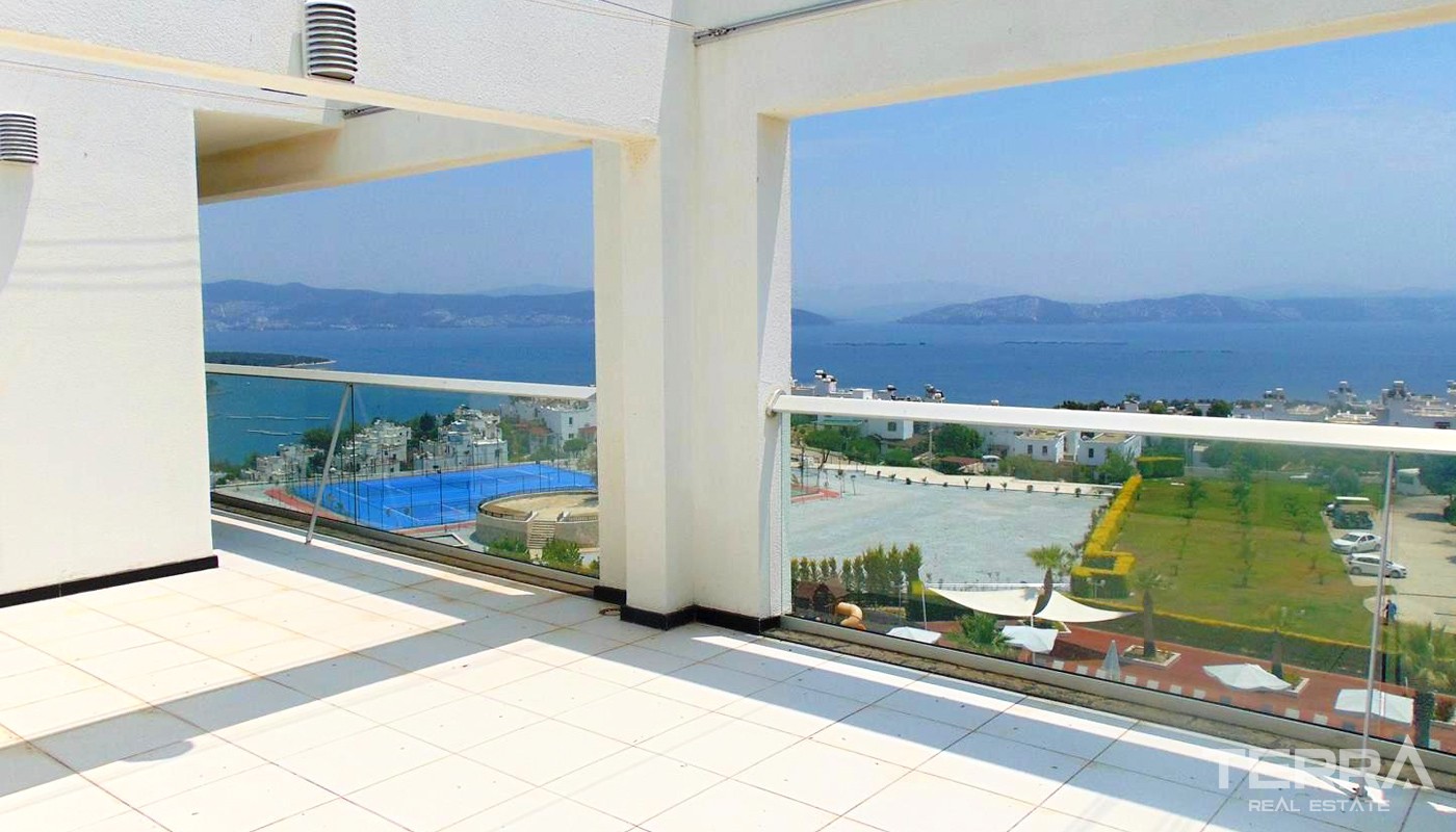 Panoramic Sea-view Apartments for Sale in Bodrum Kıyıkışlacık - 26820
