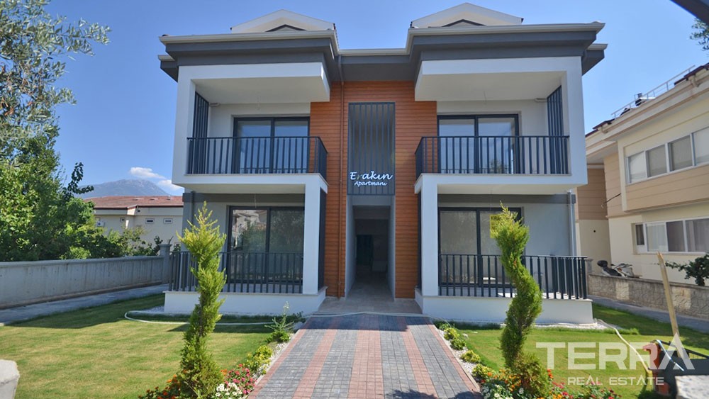 Elegant designad villa till salu i Fethiye Çalış nära havet