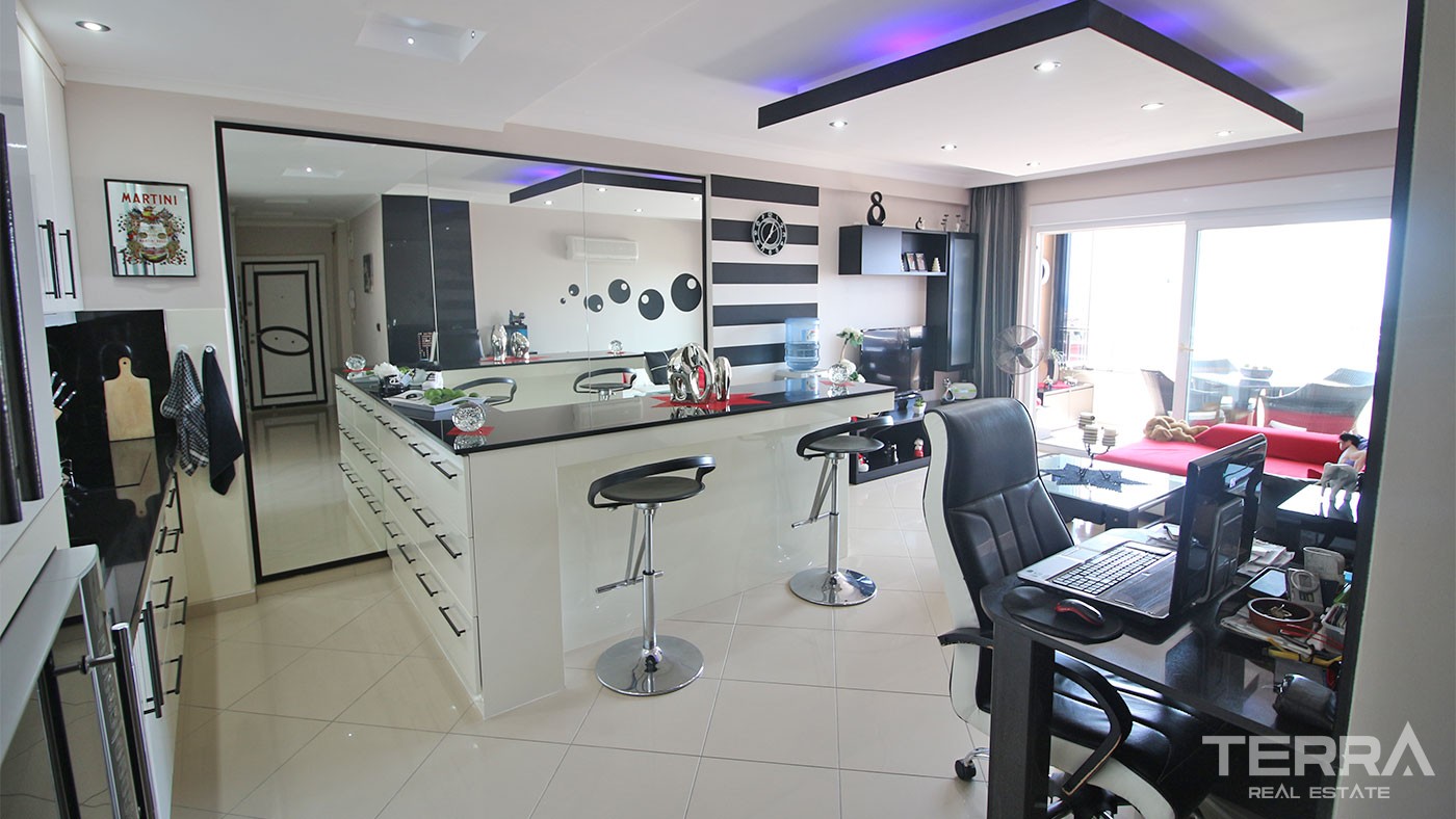 Modern Apartments Located in Cikcilli Alanya with Sea View - 26891
