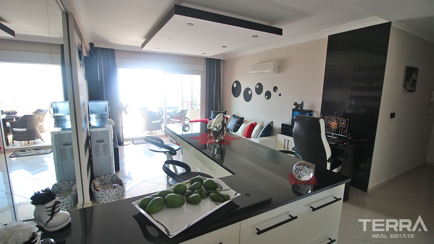 Modern Apartments Located in Cikcilli Alanya with Sea View - 26893