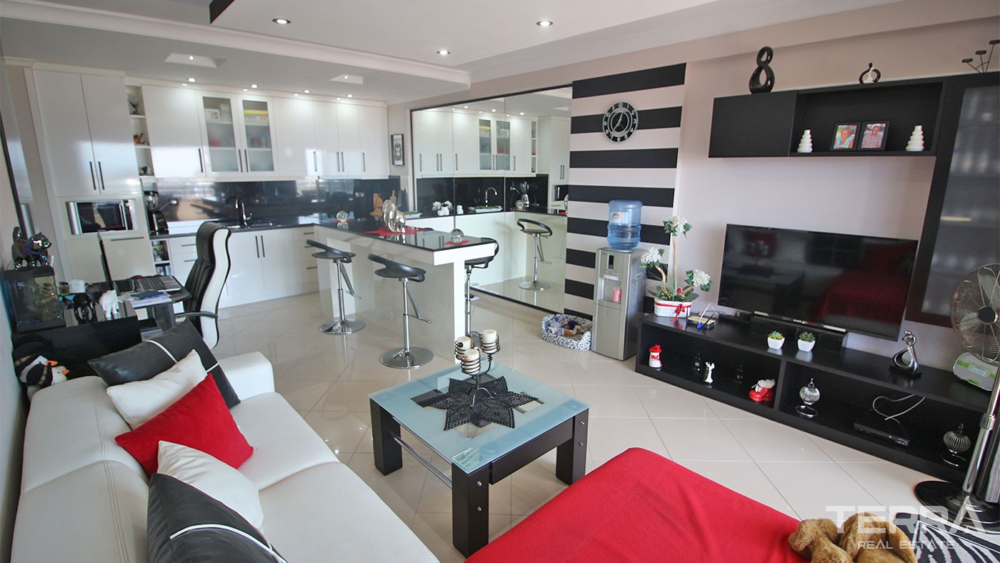 Modern Apartments Located in Cikcilli Alanya with Sea View - 26894