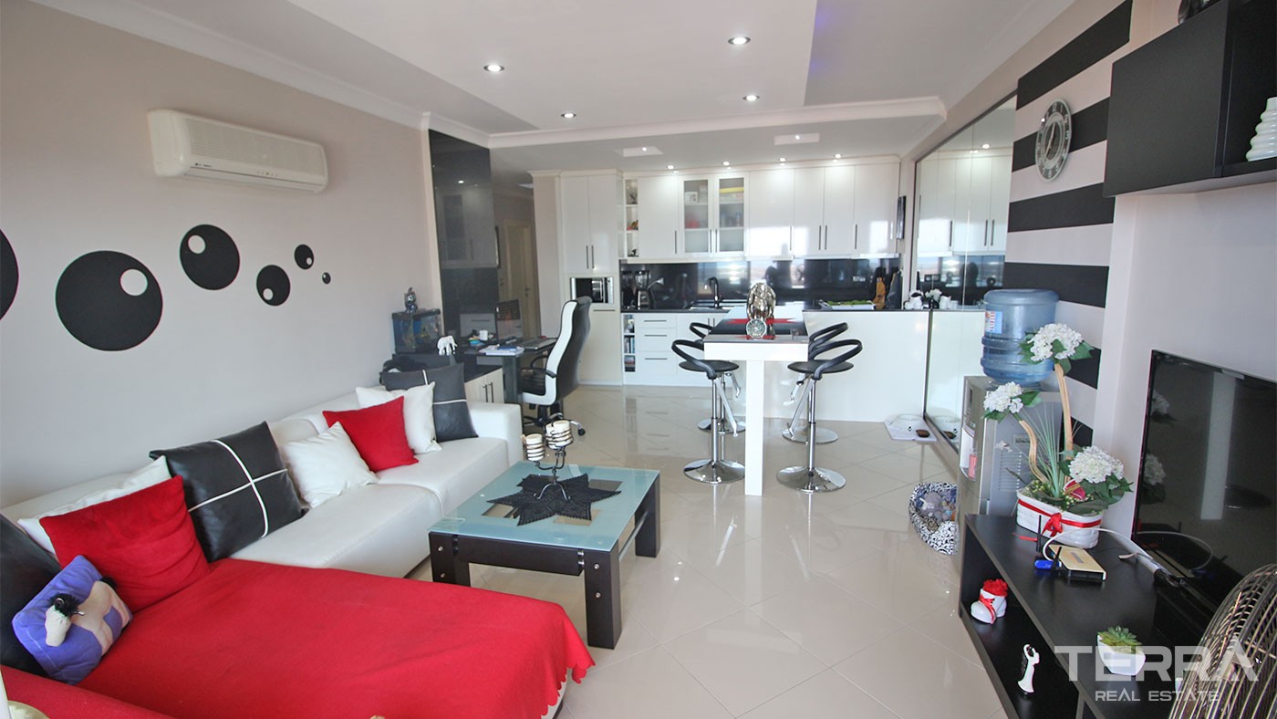 Modern Apartments Located in Cikcilli Alanya with Sea View - 26895
