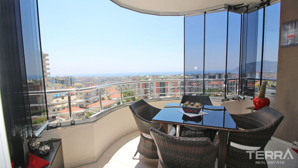 Moderne Apartments in Cikcilli Alanya mit Meerblick