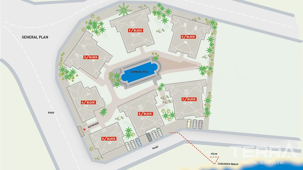 Unique Alanya Apartment for Sale Close to Cleopatra Beach - 27057