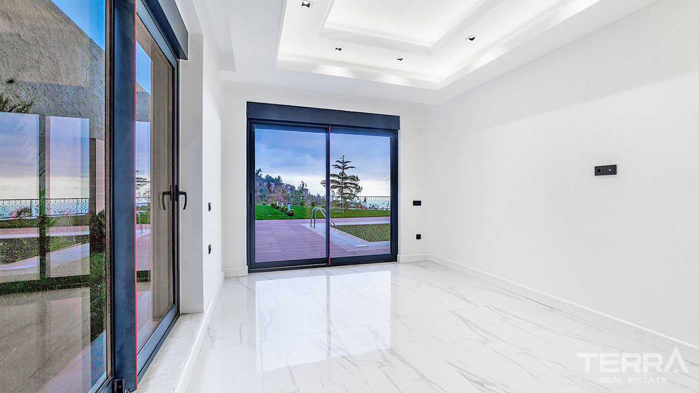 Alanya Luxury Houses for Sale with Sea & Castle View in Bektaş - 50815