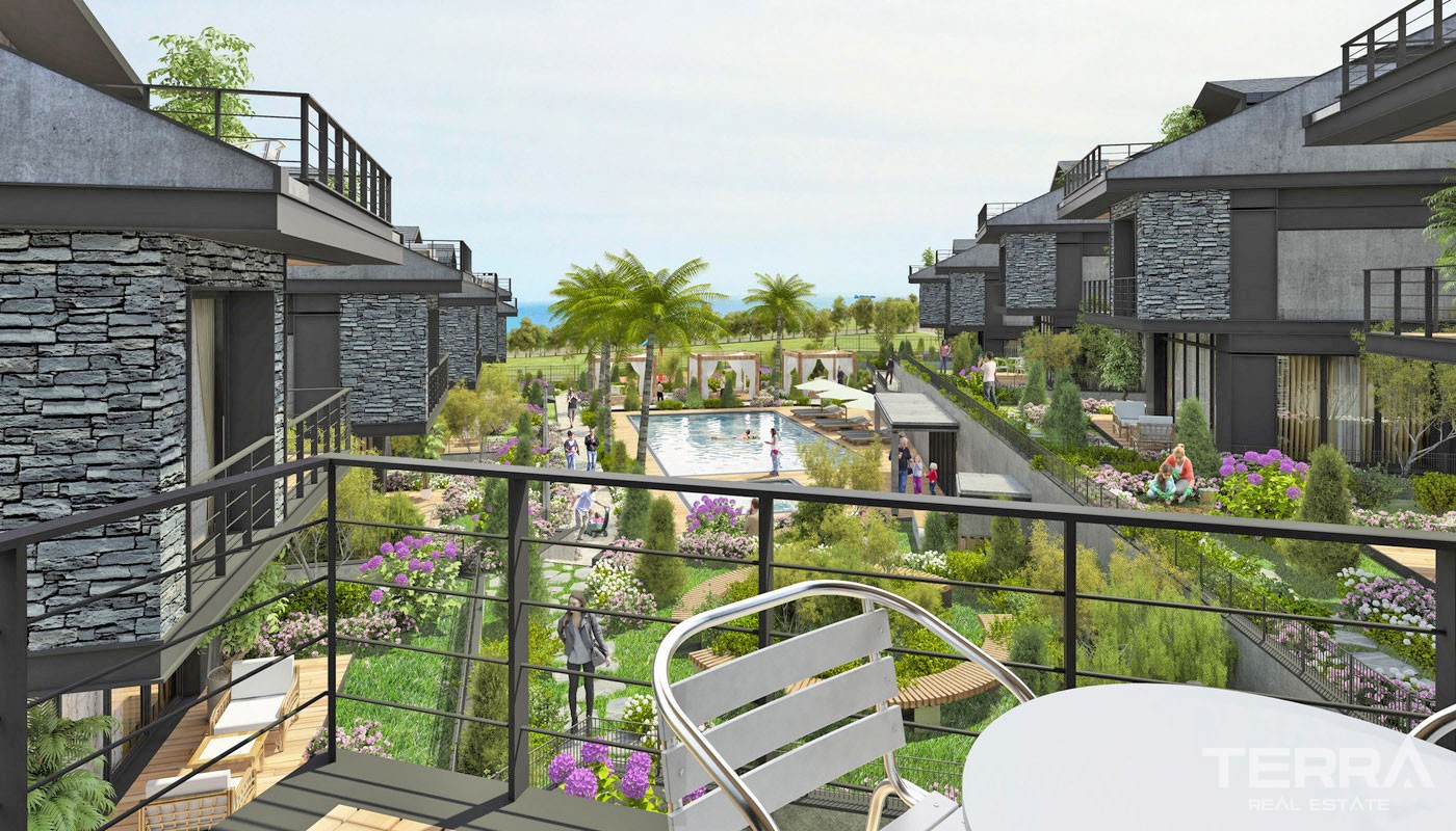 Spacious Villas for Sale in Istanbul Büyükçekmece Surrounded by Nature - 27256