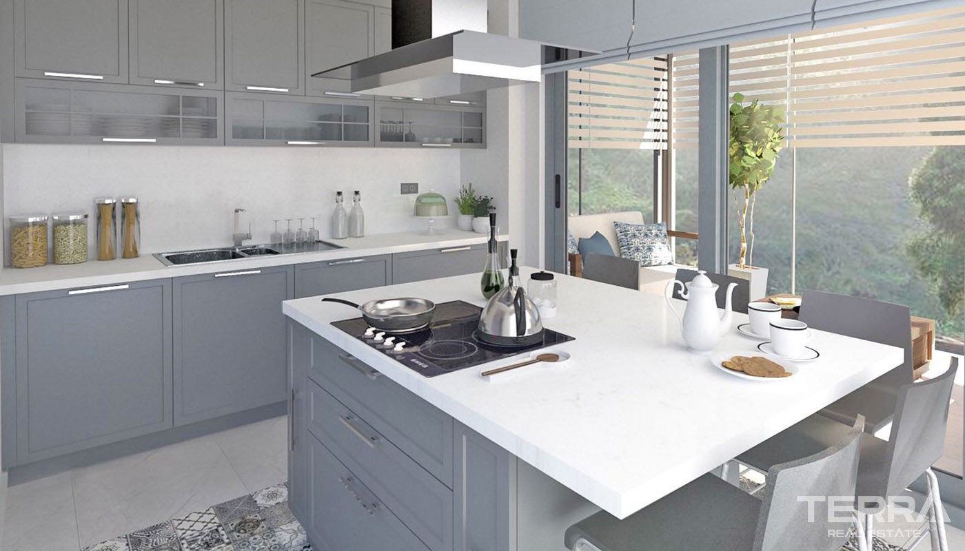 Spacious Villas for Sale in Istanbul Büyükçekmece Surrounded by Nature - 27266