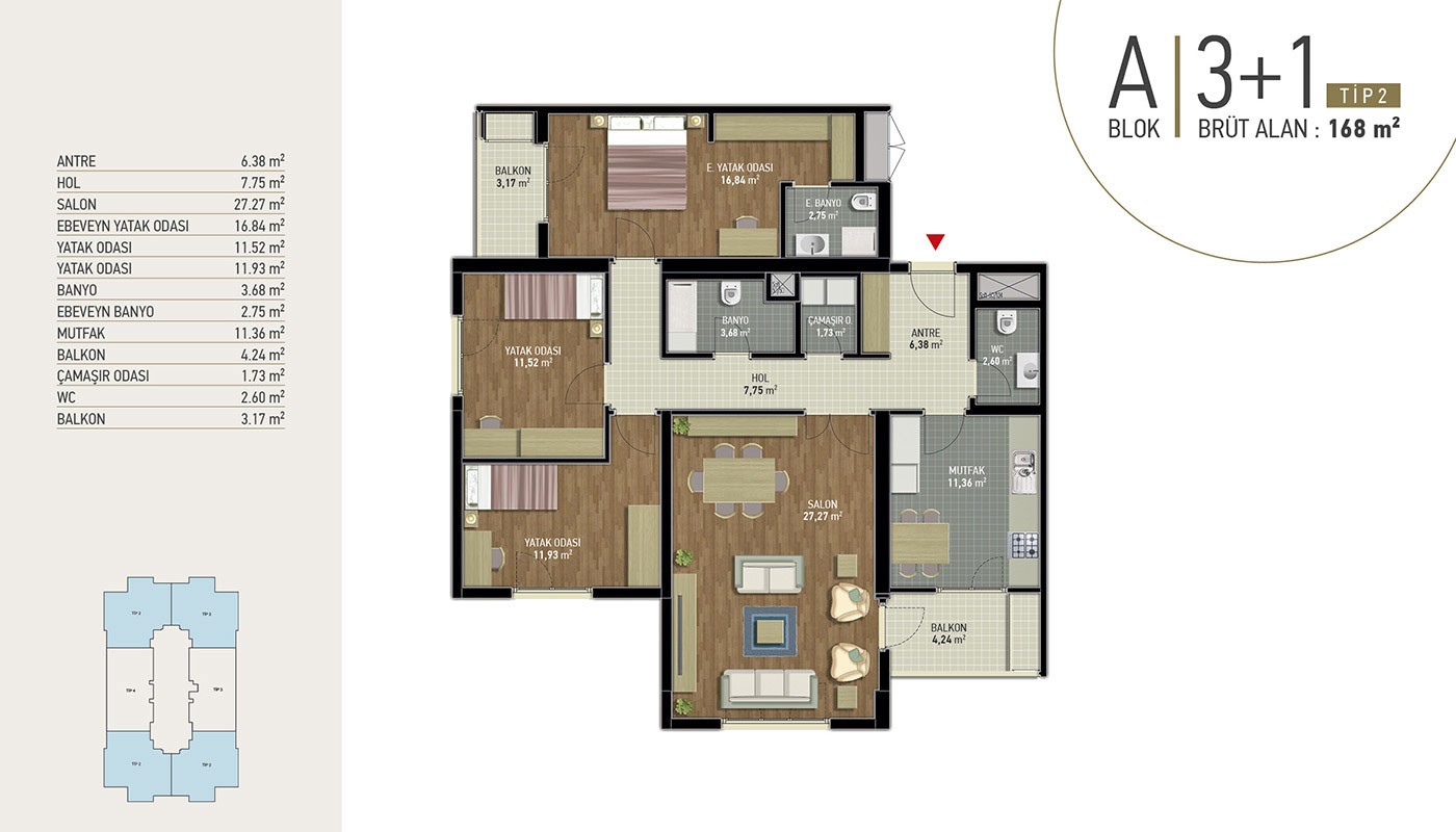Appartements Prêts à s’Installer à Eyüp Proches de l'Autoroute TEM - 27319