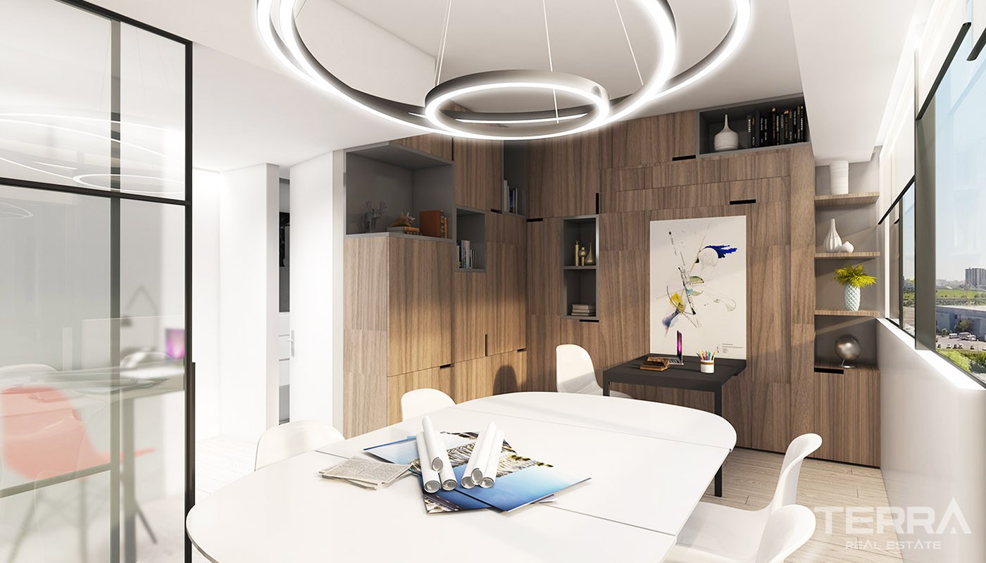 Advanced Istanbul Apartments Located in Bakırköy with Office Concept - 27385