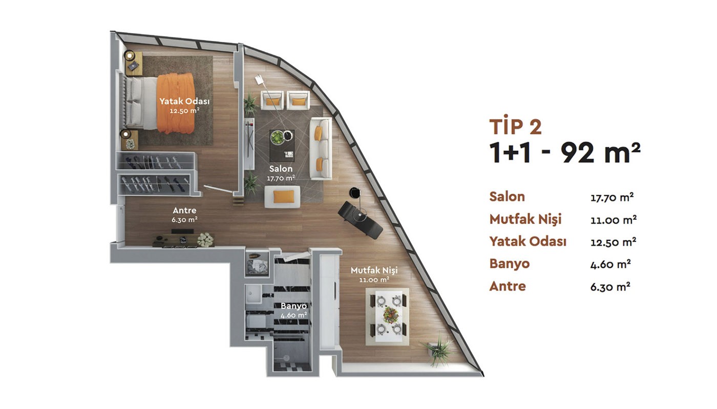 Advanced Istanbul Apartments Located in Bakırköy with Office Concept - 27393