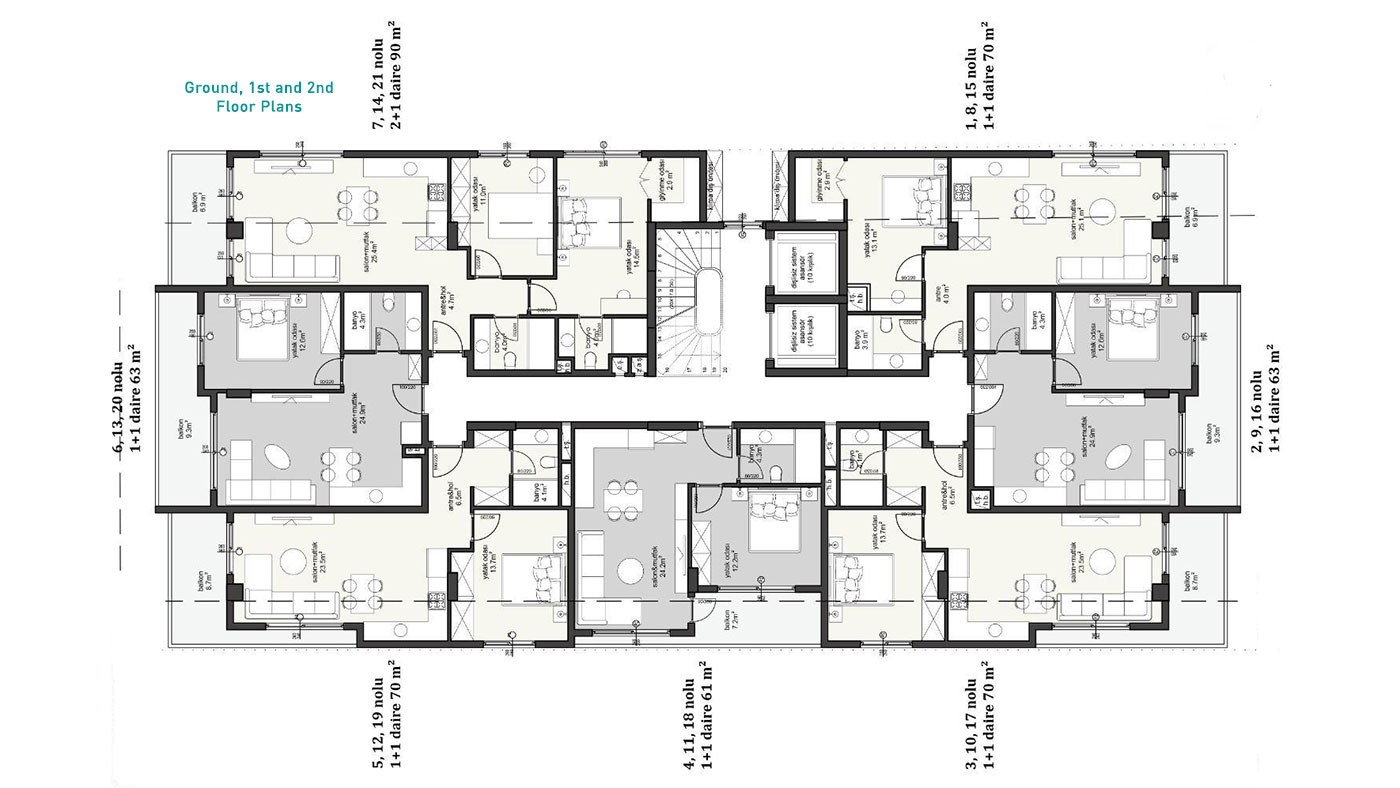 New Alanya Apartments for sale Located Near Cleopatra Beach - 27735