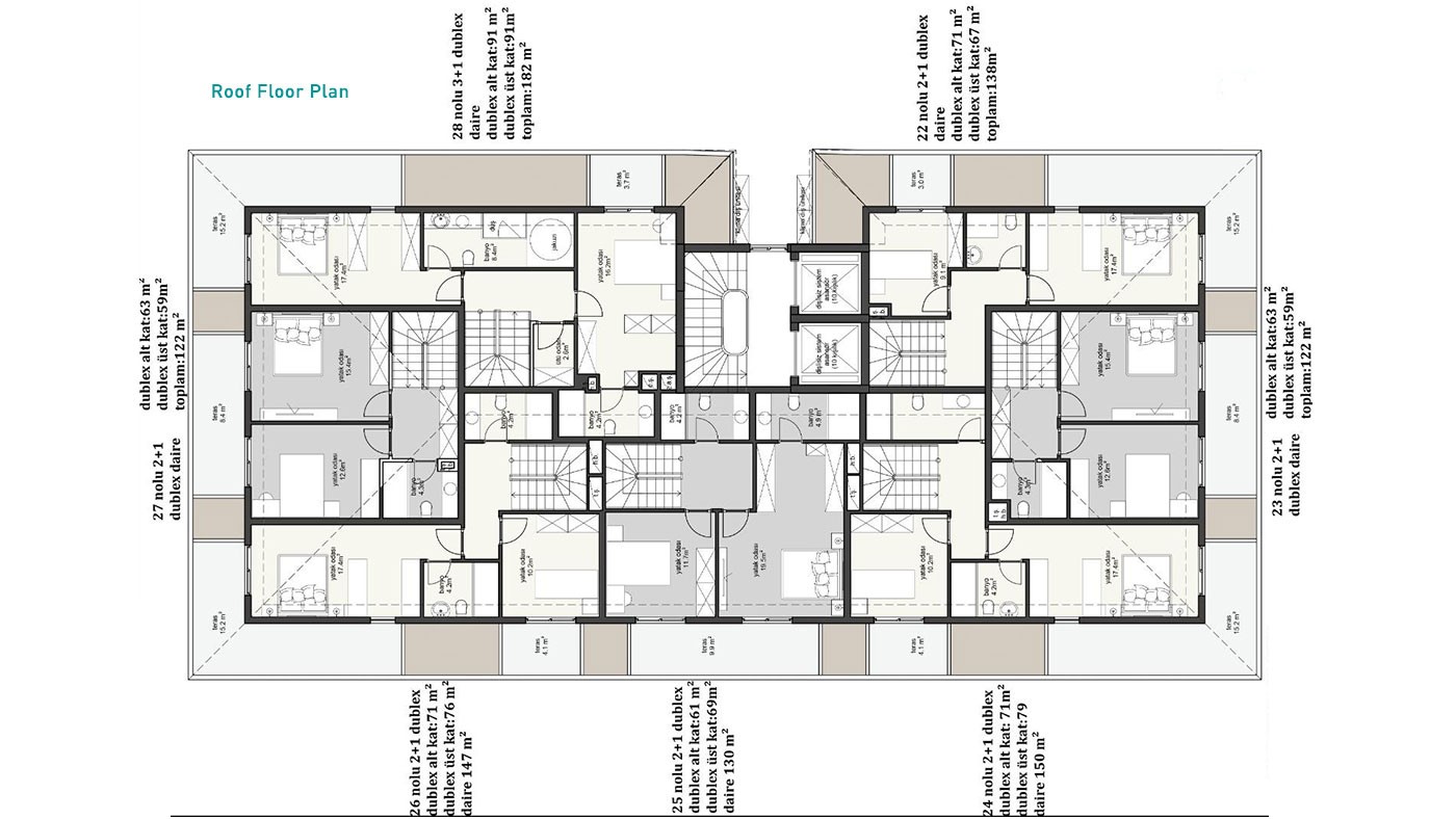 New Alanya Apartments for sale Located Near Cleopatra Beach - 27737