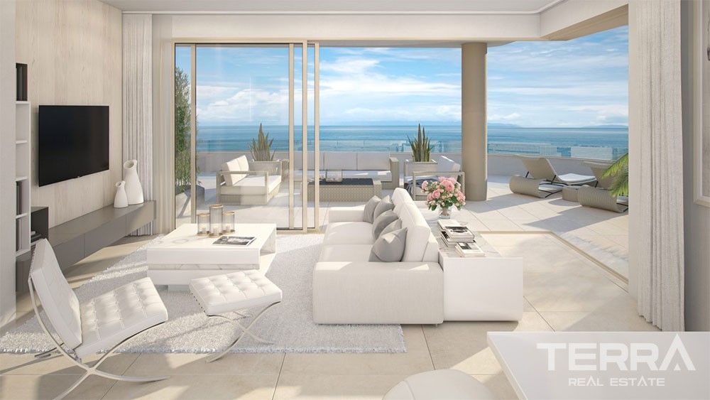 Spain Beachfront Apartments for Sale in Málaga with Panoramic Sea View - 27723