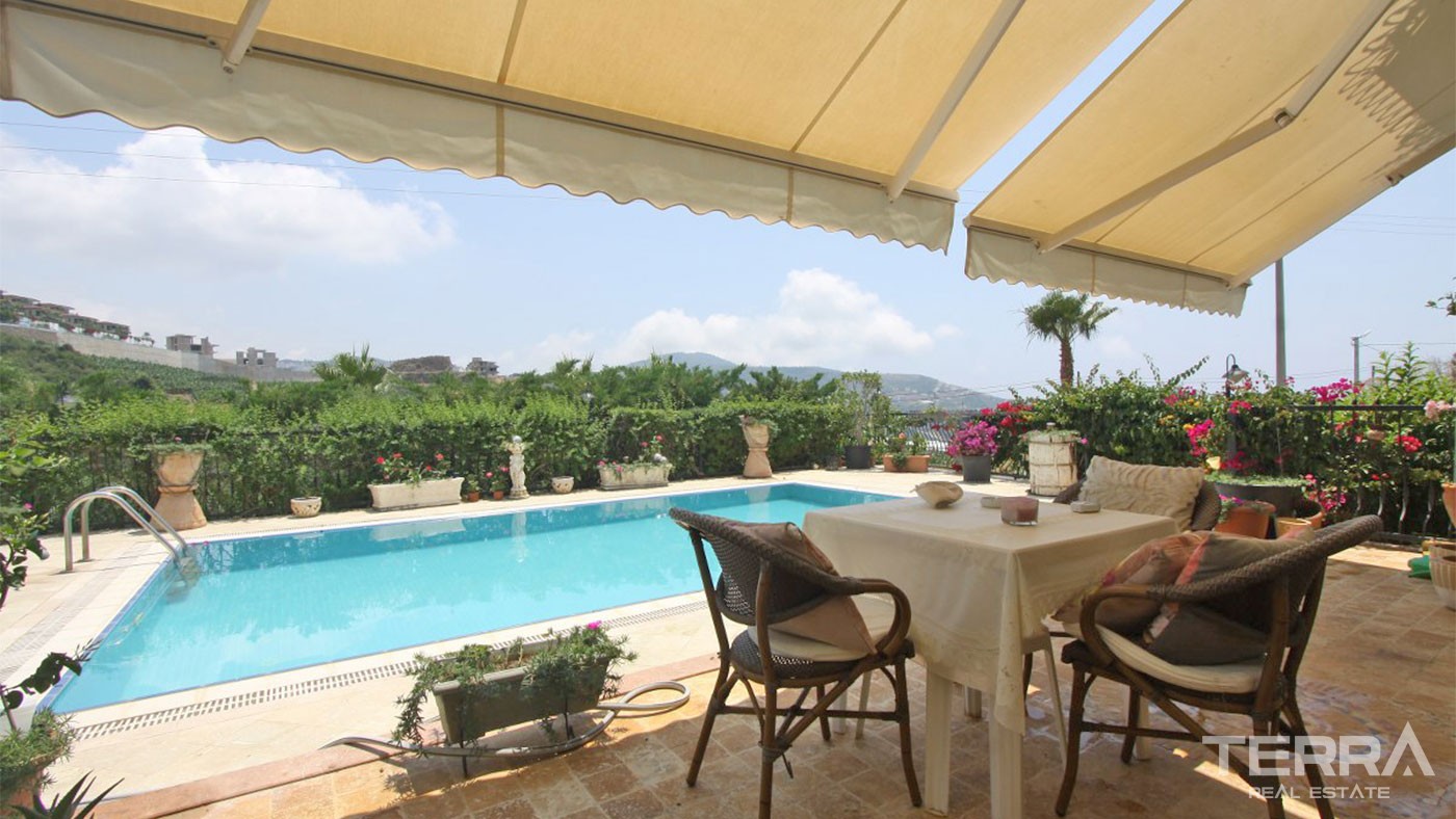 Furnished Detached Villa in Alanya Kargıcak with Spacious Interiors - 27764