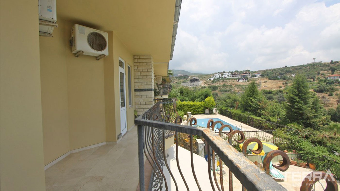 Furnished Detached Villa in Alanya Kargıcak with Spacious Interiors - 27793