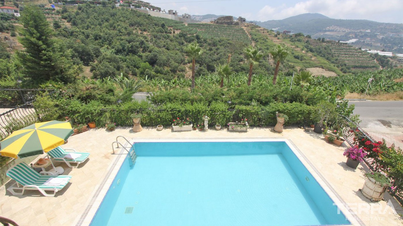 Furnished Detached Villa in Alanya Kargıcak with Spacious Interiors - 27794