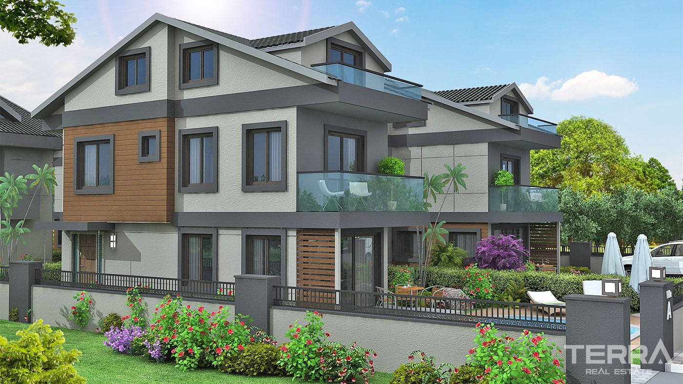 Contemporary Detached Villa Located in Fethiye Çalış 3 km to the Beach - 27848