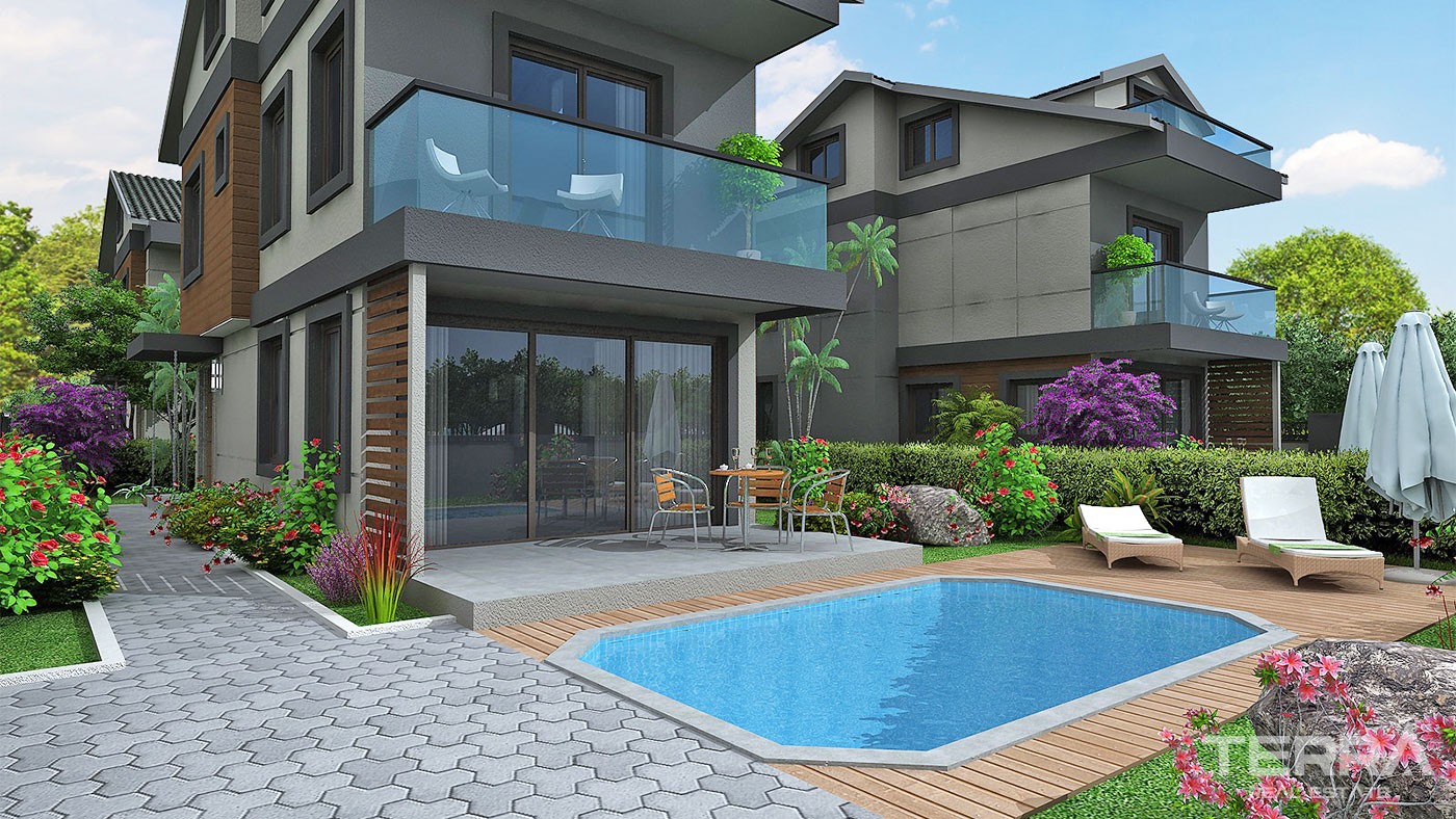 Contemporary Detached Villa Located in Fethiye Çalış 3 km to the Beach - 27849