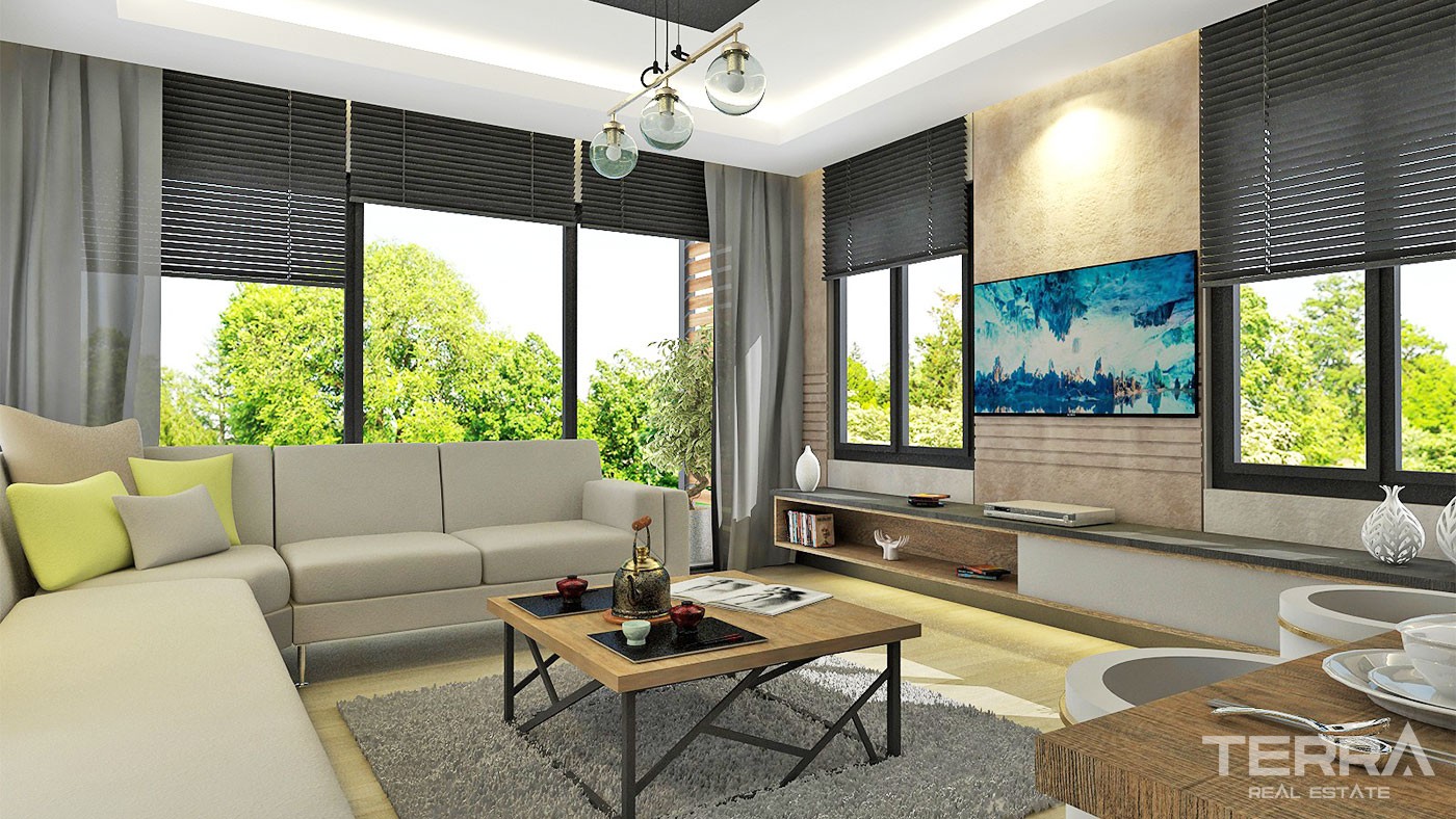 Contemporary Detached Villa Located in Fethiye Çalış 3 km to the Beach - 27857