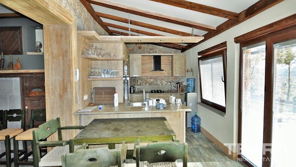 Mountain-view Stone House for Sale in Kayaköy Suitable for Investment - 27979