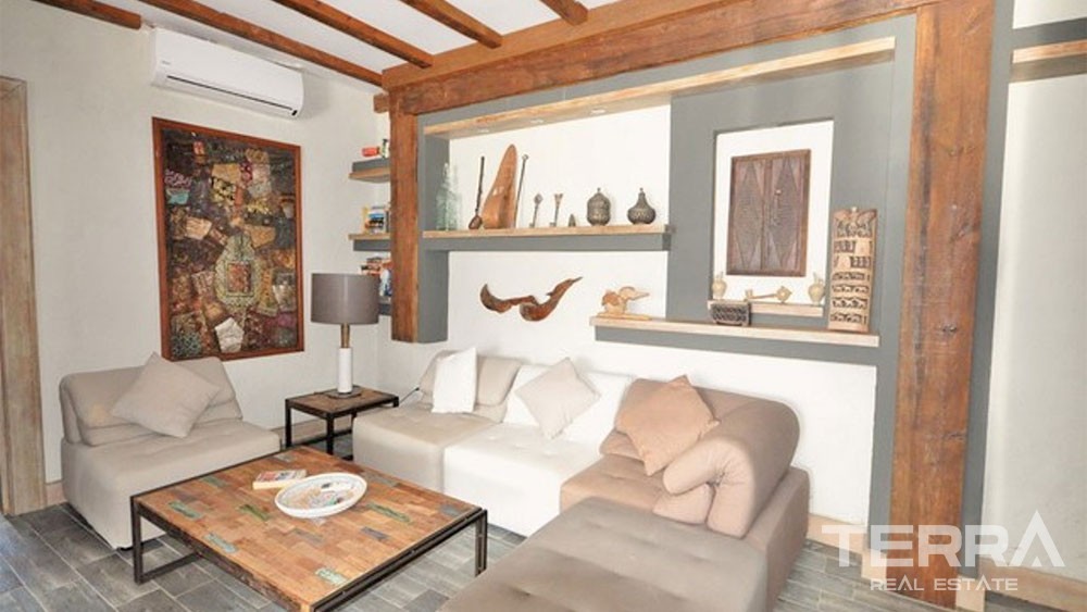 Mountain-view Stone House for Sale in Kayaköy Suitable for Investment - 27982